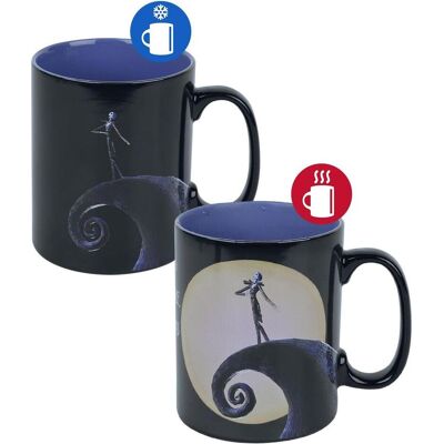 ABYstyle NIGHTMARE BEFORE XMAS-Mug Heat Change460 ml-Jack&Moon carx2 W16 79, Tasse, Mehrfarbig ABYstyle NIGHTMARE BEFORE XMAS-Mug Heat Change460 ml-Jack&Moon carx2 W16 79, Tasse, Mehrfarbig