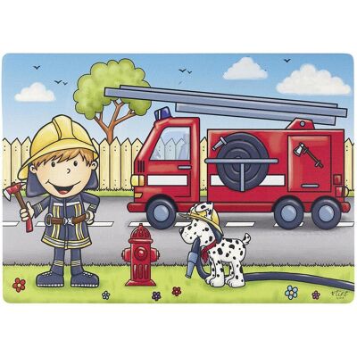 Ritzenhoff & Breker Feuerwehrmann Bernie Kunststoff Tischset - 450x300mm Ritzenhoff & Breker Feuerwehrmann Bernie Kunststoff Tischset - 450x300mm