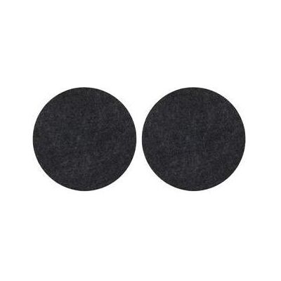 Untersetzer, Untersetzer 2 Stück Filz Rund 20 Cm Schwarz Untersetzer, Untersetzer 2 Stück Filz Rund 20 Cm Schwarz