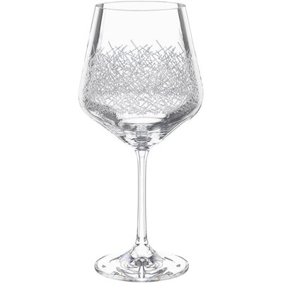 4x Bohemia Cristal Burgunderkelch Trés chic 570ml, Weingläser, Transparent 4x Bohemia Cristal Burgunderkelch Trés chic 570ml, Weingläser, Transparent