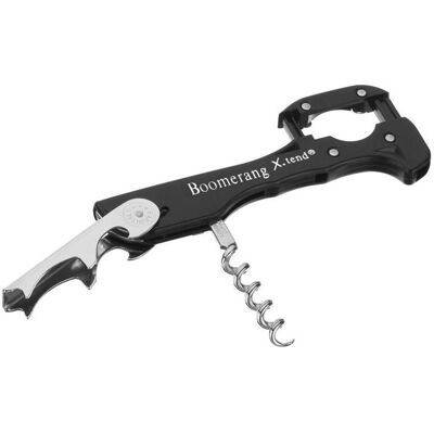 Ghidini Kellnerkorkenzieher Boomerang XTend, Flaschenöffner, Silber Ghidini Kellnerkorkenzieher Boomerang XTend, Flaschenöffner, Silber