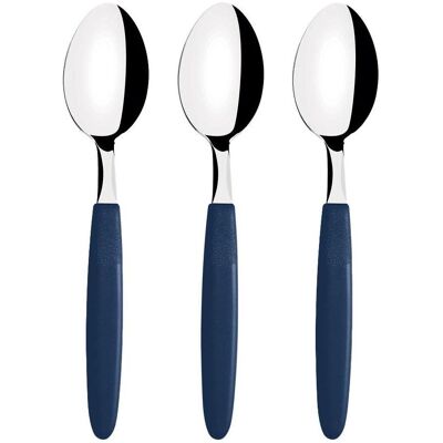 Tramontina Blue ipanema table spoon 19 cm 3 uts, Besteck, Blau Tramontina Blue ipanema table spoon 19 cm 3 uts, Besteck, Blau