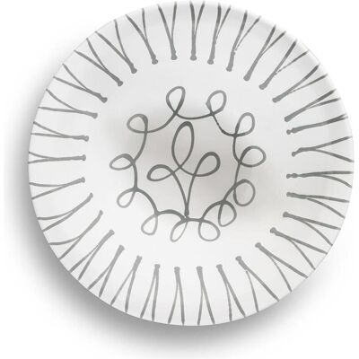 Gmundner Keramik Graugeflammt, Salatschüssel (Ø 33cm), Schüssel + Schale Gmundner Keramik Graugeflammt, Salatschüssel (Ø 33cm), Schüssel + Schale