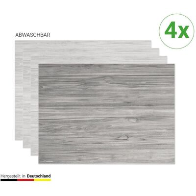 CoverYourDesk - Tischset - Graue Holzmaserung - Placemat CoverYourDesk - Tischset - Graue Holzmaserung - Placemat