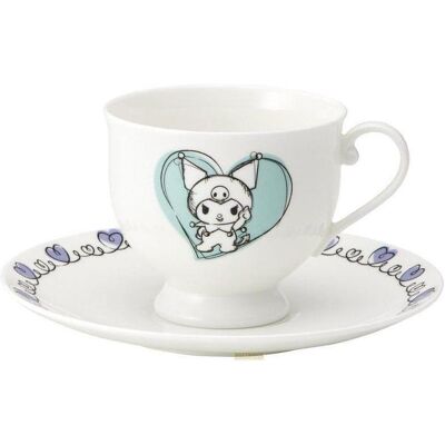 Studio Ghibli Sanrio Bone China Tasse und Teller Set Kuromi, Tasse, Mehrfarbig Studio Ghibli Sanrio Bone China Tasse und Teller Set Kuromi, Tasse, Mehrfarbig