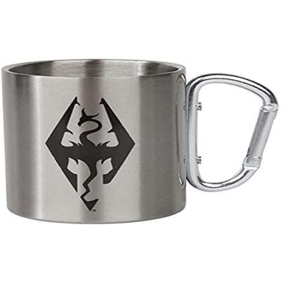 ABYstyle Skyrim Tazza 235ml Carabiner Logo, Tasse ABYstyle Skyrim Tazza 235ml Carabiner Logo, Tasse