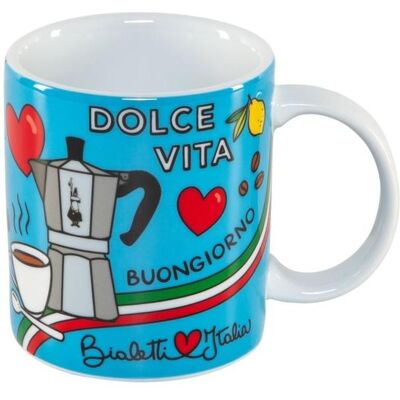 Bialetti Tasse Ciao Italia, Tasse, Mehrfarbig Bialetti Tasse Ciao Italia, Tasse, Mehrfarbig