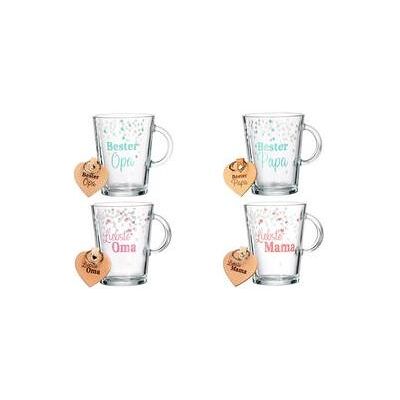 Ritzenhoff & Breker Teebecher-Set "BESTER OPA", 2-teilig, Tasse, Transparent Ritzenhoff & Breker Teebecher-Set "BESTER OPA", 2-teilig, Tasse, Transparent