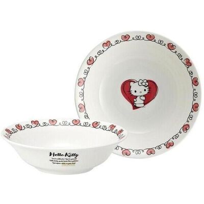 Studio Ghibli Sanrio Bone China Schüssel Hello Kitty, Schüssel + Schale, Mehrfarbig Studio Ghibli Sanrio Bone China Schüssel Hello Kitty, Schüssel + Schale, Mehrfarbig