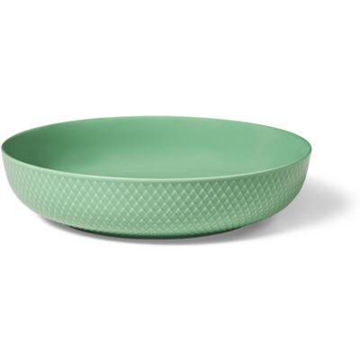 Lyngby Porcelæn Rhombe Schale, Ø 28,5 cm, grün Lyngby Porcelæn Rhombe Schale, Ø 28,5 cm, grün
