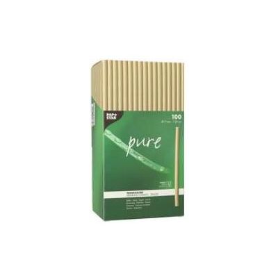 Papstar 50 Trinkhalme Schilf "pure" Ø 10 mm · 25 cm, Strohhalm, Braun Papstar 50 Trinkhalme Schilf "pure" Ø 10 mm · 25 cm, Strohhalm, Braun