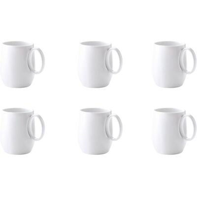 Medard de Noblat MÃdard de Noblat - Yaka White - Beker 40 cl - 6 delig (MY00CCB0001MU), Tasse, Weiss Medard de Noblat MÃdard de Noblat - Yaka White - Beker 40 cl - 6 delig (MY00CCB0001MU), Tasse, Weiss