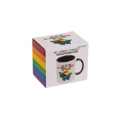 Ootb Becher, Regenbogen-Schaf, Steingut, Tasse, Mehrfarbig Ootb Becher, Regenbogen-Schaf, Steingut, Tasse, Mehrfarbig