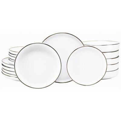 CreaTable, Geschirrset, Nordic Festive (18 Stk.) CreaTable, Geschirrset, Nordic Festive (18 Stk.)