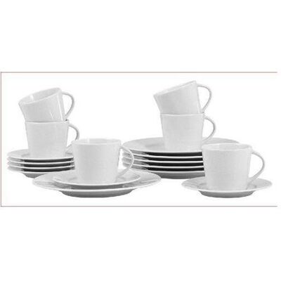Esmeyer, Geschirrset, ISTA from caterad Kaffee-Set Weiss (6 Stk.) Esmeyer, Geschirrset, ISTA from caterad Kaffee-Set Weiss (6 Stk.)