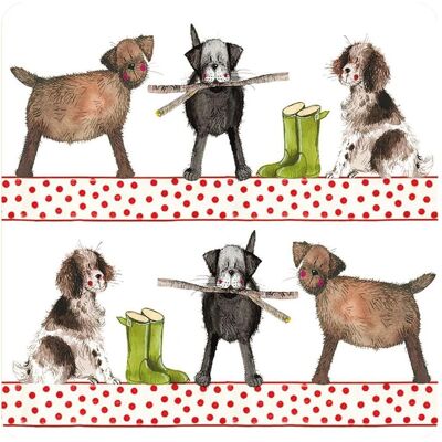 Teka, Untersetzer, Tassenunterlage C174 Landhunde Teka, Untersetzer, Tassenunterlage C174 Landhunde