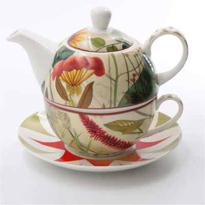 Rose Tulipani ROSE&TULIPANI MIRABILIA Tea4One mit Untertasse 300 ml rot, Tasse, Rot Rose Tulipani ROSE&TULIPANI MIRABILIA Tea4One mit Untertasse 300 ml rot, Tasse, Rot