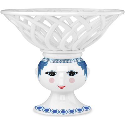Bjørn Wiinblad, Dekoschale, - Dora Fruit Bowl - Blau - Ø25 cm Bjørn Wiinblad, Dekoschale, - Dora Fruit Bowl - Blau - Ø25 cm