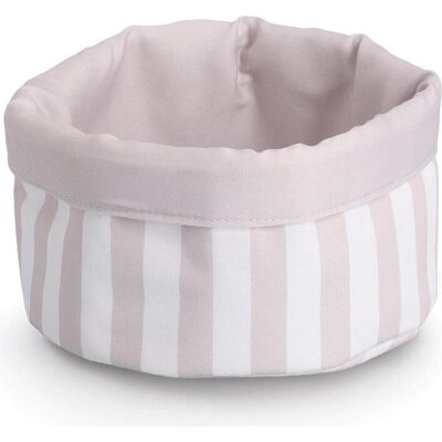 Zeller Present Brotkorb Baumwolle Polyester ø 23x13 cm, Brotaufbewahrung, Weiss, Beige, Braun Zeller Present Brotkorb Baumwolle Polyester ø 23x13 cm, Brotaufbewahrung, Weiss, Beige, Braun