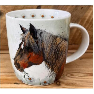 Alex Clark Art M50 Tasse mit Pferd und Blumen, Tasse, Mehrfarbig Alex Clark Art M50 Tasse mit Pferd und Blumen, Tasse, Mehrfarbig