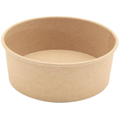 Salatschale Karton 1300ml, Einwegbehälter, Braun Salatschale Karton 1300ml, Einwegbehälter, Braun
