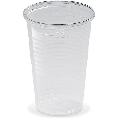 Wimex, Einweggeschirr, Trinkbecher (PP) klar 70mm 0,2L - 100 Stück (100x) Wimex, Einweggeschirr, Trinkbecher (PP) klar 70mm 0,2L - 100 Stück (100x)