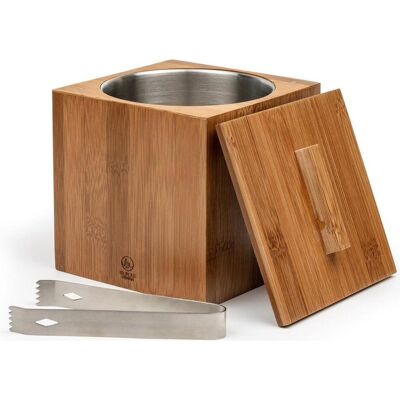Vienna Acoustics Leopold Vienna - IJsemmer met deksel Barolo + tang 1,8 liter (LV248000), Flaschenkühler, Braun Vienna Acoustics Leopold Vienna - IJsemmer met deksel Barolo + tang 1,8 liter (LV248000), Flaschenkühler, Braun