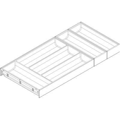 Blum Ambia-Line Besteckkasten 624x300x50, Stahl oriongrau matt, Besteckkasten, Grau Blum Ambia-Line Besteckkasten 624x300x50, Stahl oriongrau matt, Besteckkasten, Grau