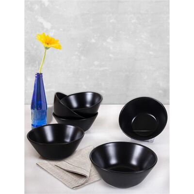 Hanah Home Blaine, Schüssel + Schale, Schwarz Hanah Home Blaine, Schüssel + Schale, Schwarz