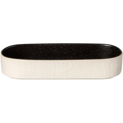 Costa Nova, Tablett, Notos Teller tief, oval, latitude black, Länge: 254 mm Costa Nova, Tablett, Notos Teller tief, oval, latitude black, Länge: 254 mm