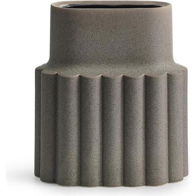 Born in Sweden, Vase, Mylla Vase oval aus Steinzeug mit mattem Finish, 30 cm (1x) Born in Sweden, Vase, Mylla Vase oval aus Steinzeug mit mattem Finish, 30 cm (1x)