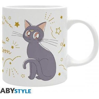 ABYstyle Sailor Moon Tazza 320ml Subli: Luna & Artemis Cats, Tasse ABYstyle Sailor Moon Tazza 320ml Subli: Luna & Artemis Cats, Tasse