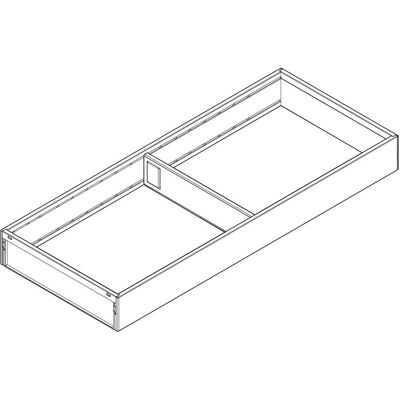 Blum Ambia-Line Schubkastenrahmen breit - 422x200x50mm, Stahl carbonschwarz matt, Besteckkasten, Schwarz Blum Ambia-Line Schubkastenrahmen breit - 422x200x50mm, Stahl carbonschwarz matt, Besteckkasten, Schwarz
