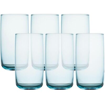Hermia Elite Long Glass Set 6 Pieces, Trinkgläser, Türkis Hermia Elite Long Glass Set 6 Pieces, Trinkgläser, Türkis
