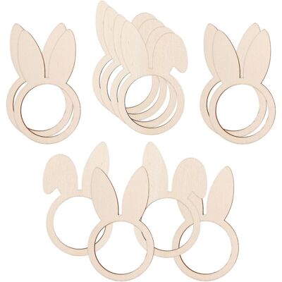 Papierdrachen, Serviettenringe, 12 Hasenohren Serviettenringe – Holz (12x) Papierdrachen, Serviettenringe, 12 Hasenohren Serviettenringe – Holz (12x)