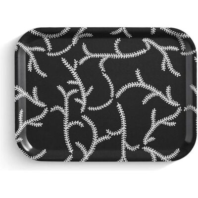 Born in Sweden, Tablett, Glimra Tablett Grau 20x27cm aus Birkenholz mit Uppsala Design Born in Sweden, Tablett, Glimra Tablett Grau 20x27cm aus Birkenholz mit Uppsala Design