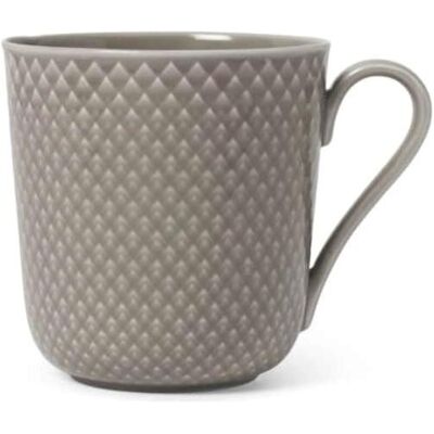 Lyngby Porcelæn Rhombe Earth Becher 39cl - Braun Lyngby Porcelæn Rhombe Earth Becher 39cl - Braun