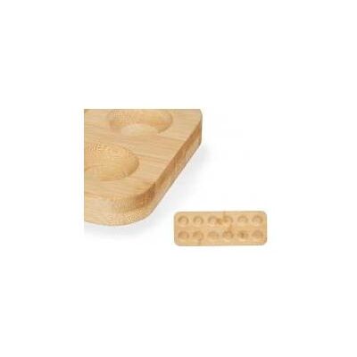 Kinvara Eierbecher 12 Löcher Bambus 30x11 cm, Eierbecher, Braun Kinvara Eierbecher 12 Löcher Bambus 30x11 cm, Eierbecher, Braun