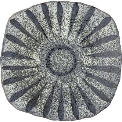 Creative Collection, Serviergeschirr, - Ramie Serving Plate - Grey - Stoneware Creative Collection, Serviergeschirr, - Ramie Serving Plate - Grey - Stoneware