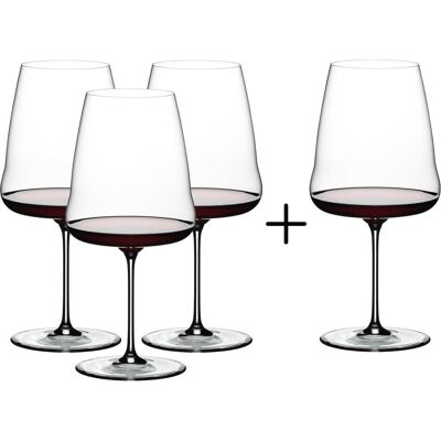 Riedel 4er Set WINEWINGS P3G4 Cabernet, Weingläser, Transparent Riedel 4er Set WINEWINGS P3G4 Cabernet, Weingläser, Transparent