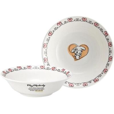 Studio Ghibli Sanrio Bone China Schüssel My Melody, Schüssel + Schale, Mehrfarbig Studio Ghibli Sanrio Bone China Schüssel My Melody, Schüssel + Schale, Mehrfarbig