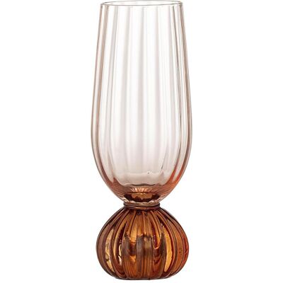 Bloomingville - Taurin Champagne Glass - Rose, Cocktailgläser, Rosa Bloomingville - Taurin Champagne Glass - Rose, Cocktailgläser, Rosa