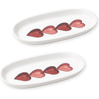 Hermia, Serviergeschirr, Heart Platter Set 2 Pieces Hermia, Serviergeschirr, Heart Platter Set 2 Pieces
