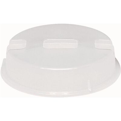 Alpfa, Serviergeschirr, Tellerabdeckhaube aus Kunststoff in Farbe transparent, Ø 26x6 cm Alpfa, Serviergeschirr, Tellerabdeckhaube aus Kunststoff in Farbe transparent, Ø 26x6 cm