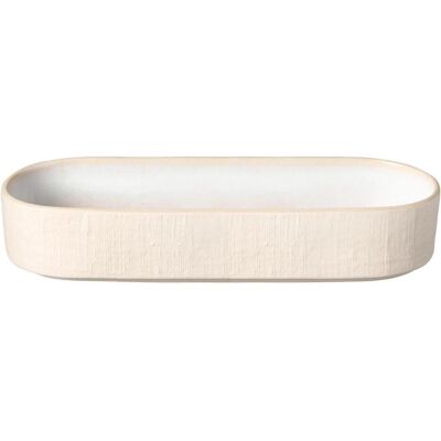 Costa Nova, Tablett, Notos Teller tief, oval, dune path, Länge: 254 mm Costa Nova, Tablett, Notos Teller tief, oval, dune path, Länge: 254 mm