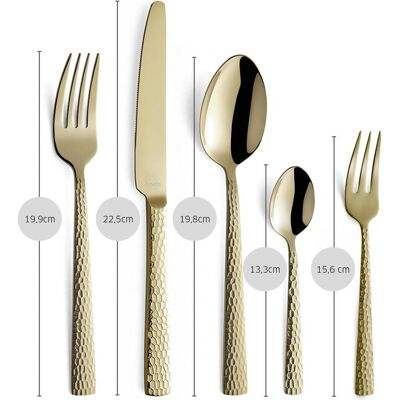 Amefa FELICITY Besteckset 30-teilig PVD champagner, Besteck, Gold Amefa FELICITY Besteckset 30-teilig PVD champagner, Besteck, Gold