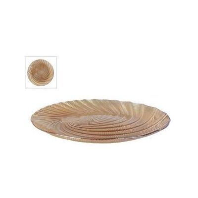 Schale Hailey Curl Bernsteinglas 33X33X3Cm, Schüssel + Schale, Gelb Schale Hailey Curl Bernsteinglas 33X33X3Cm, Schüssel + Schale, Gelb