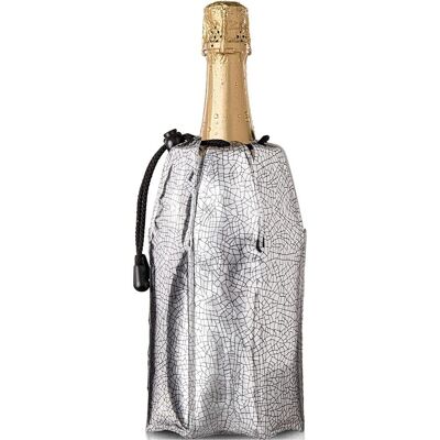 Vacu Vin Aktivkühler Champagner silber, Flaschenkühler, Silber Vacu Vin Aktivkühler Champagner silber, Flaschenkühler, Silber