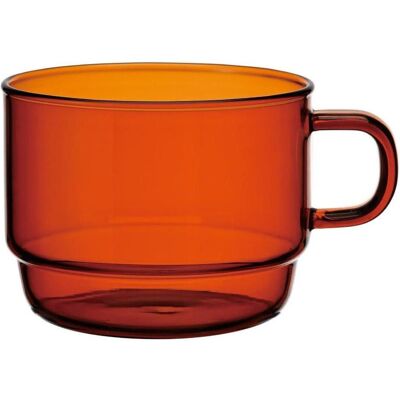 Hario Colours Stacking Mug Cup – Glasbecher, Tasse, Braun Hario Colours Stacking Mug Cup – Glasbecher, Tasse, Braun