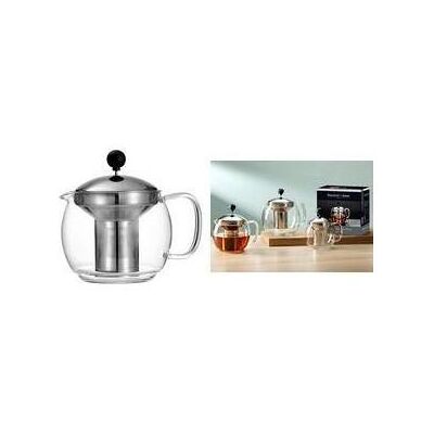 Ritzenhoff & Breker, Teekanne, Teekanne Enjoy mit Sieb, Borosilikatglas, Klar, 1.1 L, 820799 (1.10 l) Ritzenhoff & Breker, Teekanne, Teekanne Enjoy mit Sieb, Borosilikatglas, Klar, 1.1 L, 820799 (1.10 l)